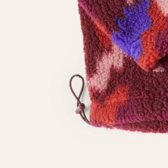 Eddie Bauer We Wander Fleece 1/4-Zip | Small | Dark Berry - Picture 4 of 9